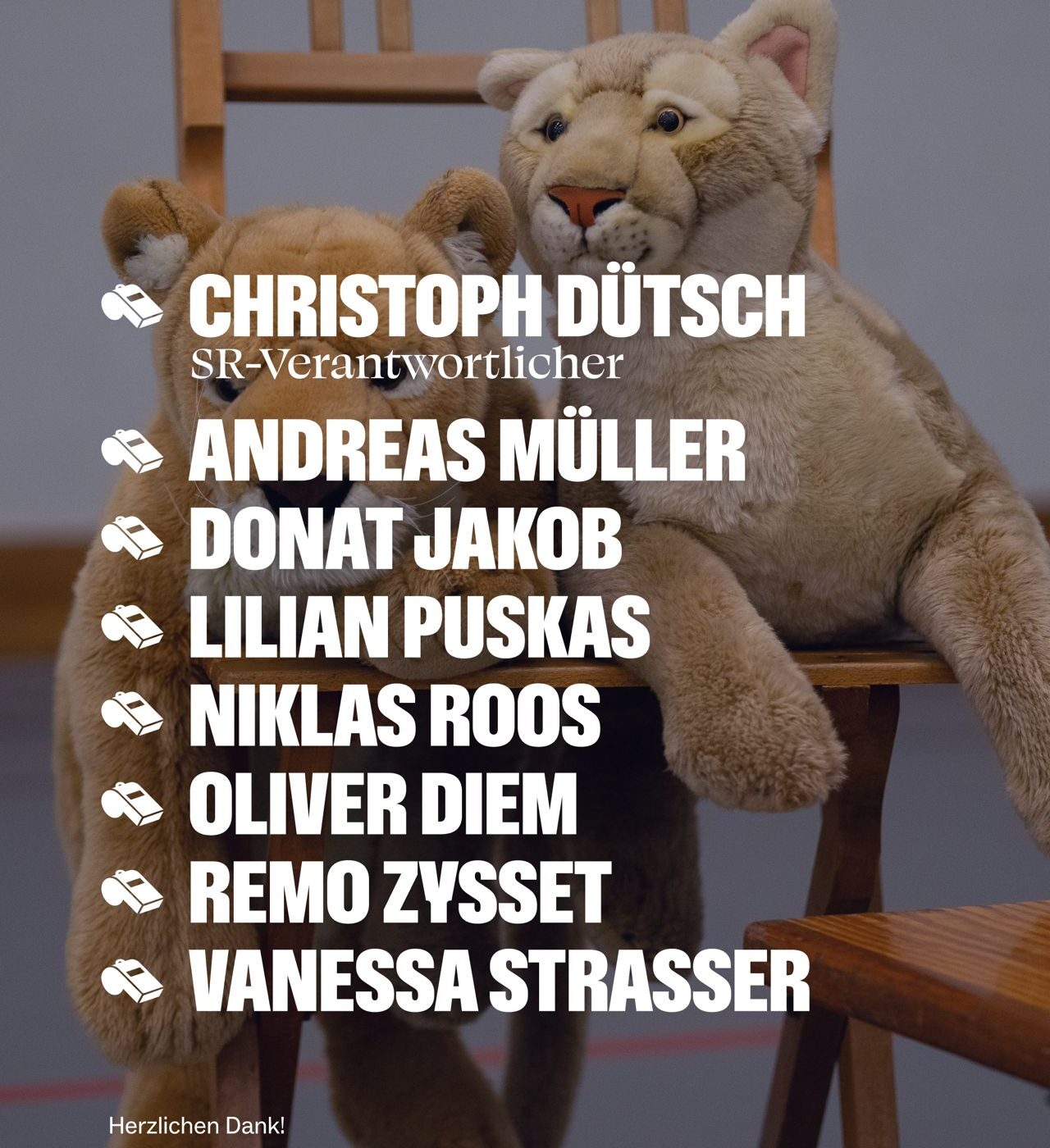 Die Schiedsrichter von Lioness. Week of the Referees.